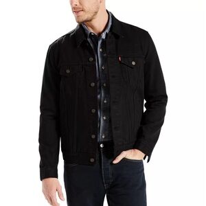 Levi’s Strauss & Co. Black Standard Trucker Denim Jean Jacket